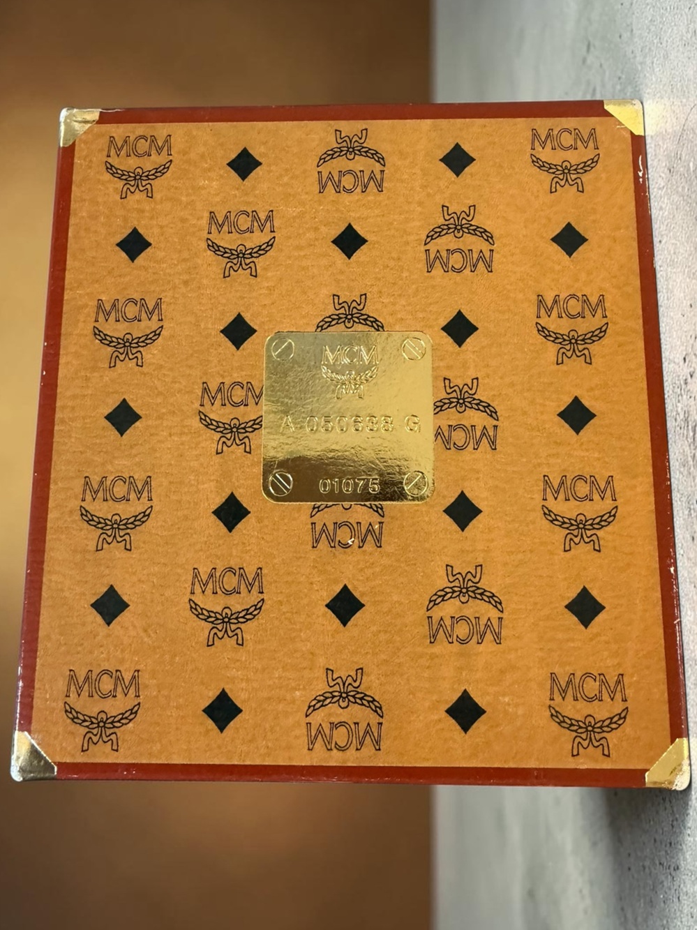 Vintage MCM Washcloth/Hand Towel Gift Set With Box - Picture 1 of 5